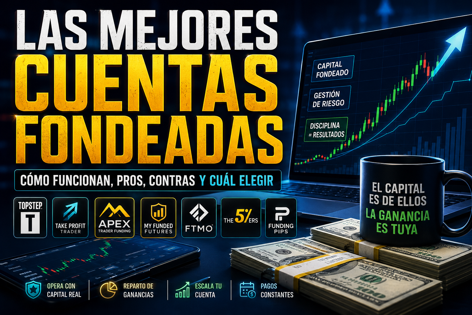 LAS MEJORES CUENTAS FONDEADAS EN 2026: CÓMO FUNCIONAN, PROS, CONTRAS Y CUÁL ELEGIR