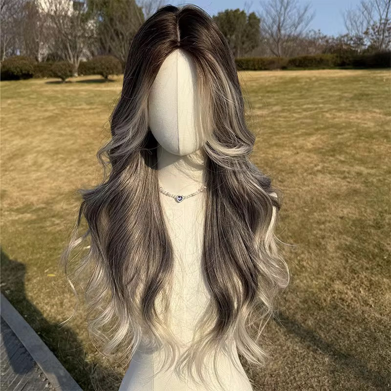 LDM Smoky Silver Melt – Luxury Balayage Wig