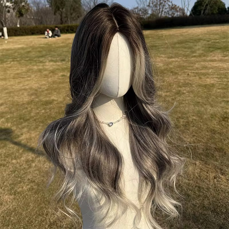 LDM Smoky Silver Melt – Luxury Balayage Wig